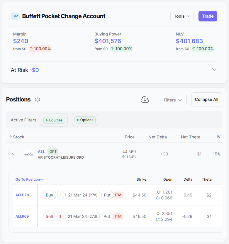 Paper trading, your way